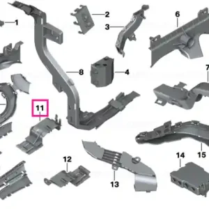 Retur gratuit Suport conector mamă stânga - BMW