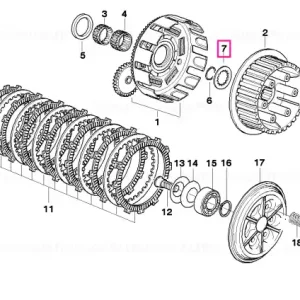 Stop disk 20X38X3 - BMW Motorrad Retur ușor