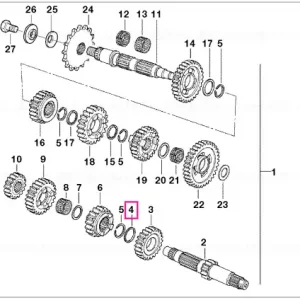 Livrare rapidă Stop disk 25,6X28,5X1,5 - BMW Motorrad