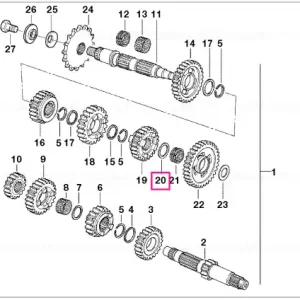 Ofertă limitată Stop disk 21,2X30X1 - BMW Motorrad