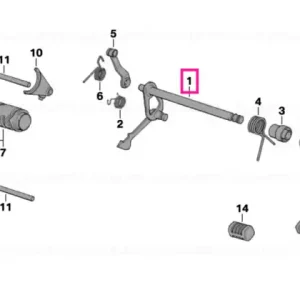 Selector shaft - BMW Motorrad Preț redus
