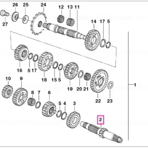 Countershaft 12 - BMW Motorrad Nu rata