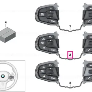Comutator multifuncțional volan - BMW Cel mai bun preț