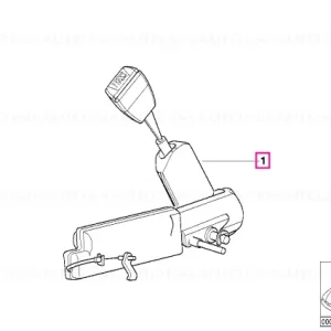 Livrare gratuită Lower belt with right belt tensioner - BMW