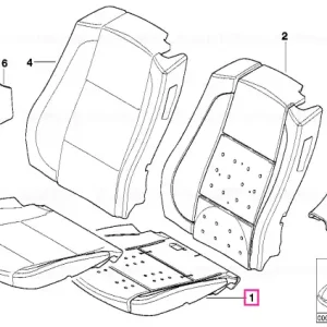Preț mic Seat upholstery, right - BMW