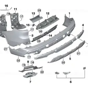 Ofertă specială Absorber funnel, left - BMW