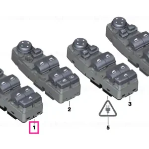 Window lifter switch, driver's side - BMW Super ofertă