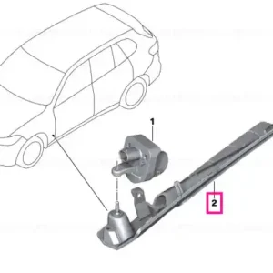 Holder, light module, left - BMW Discount