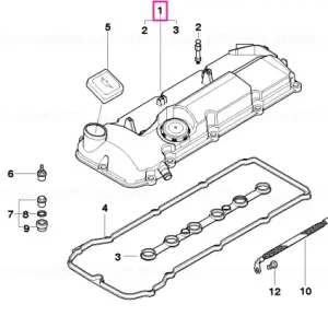 Livrare rapidă Capac chiulasă complet - BMW