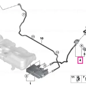 Venting line with leak diagnosis module - BMW - Mini Ofertă exclusivă
