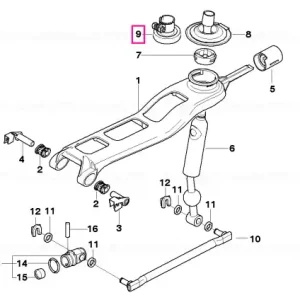 Vibration absorber F=32 HZ - BMW Reducere extra