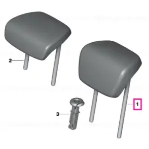 Livrare expres Headrest Alcantara ANTHRAZIT - BMW