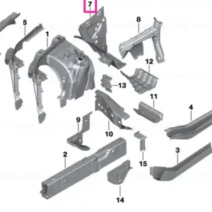 Vezi acum Rear left engine support - BMW