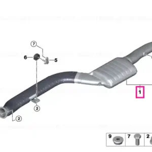 Vezi acum Exchange SCR catalytic converter EU6 - BMW