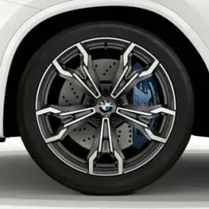 Comandă acum Janta aliaj usor - M Performance V Spoke 765M - Bicolor Gri (Orbitgrey/Bright Turned) - 10Jx21 ET:39 - BMW X3 F97 M, X4 F98 M