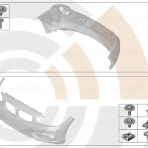 Set piese fixare bara spate VALUE LINE - BMW Cumpără online