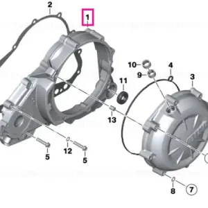 Premium Carcasă ambreiaj, antracit - BMW Motorrad