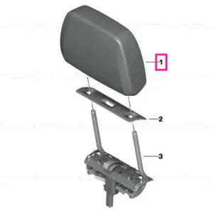 Ofertă specială Headrest, rear leather COFFEE - BMW