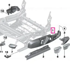 Ornament scaun exterior dreapta, OYSTER - BMW Livrare gratuită