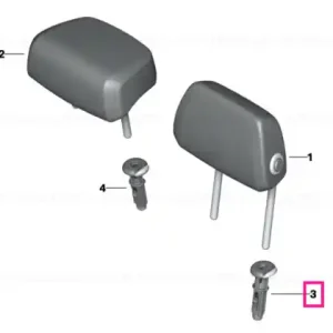 Promoție Guide, headrest ELFENBEINWEISS - BMW