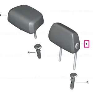 Headrest comfort, leather TARTUFO - BMW Preferatul clienților