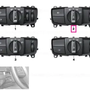 Control element light - BMW Premium