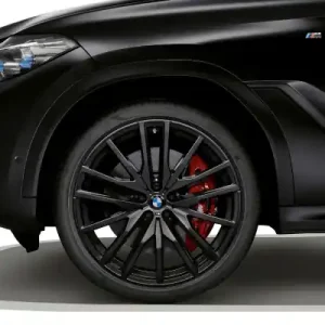Janta din aliaj usor - M Performance Double Spoke 742M - Negru (Jet Black Sol. Paint) - 10,5Jx22 ET:43 - BMW X5 G05 G18, X6 G06 Noutate