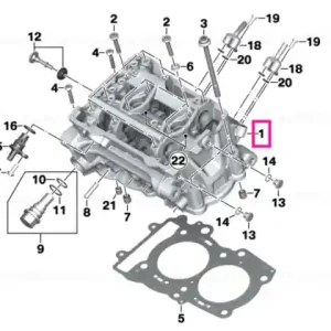 Expediere rapidă Cylinder head - BMW Motorrad