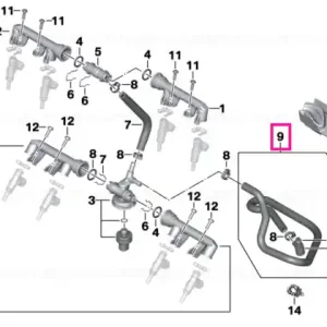 Conductă combustibil - BMW Motorrad Reducere de preț
