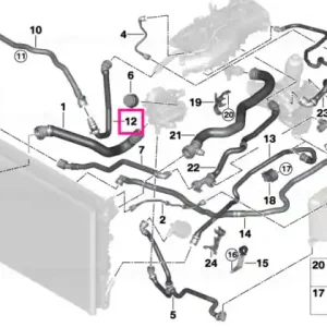 Chilipir Coolant feed line - BMW