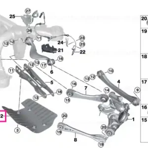 Cumpără acum Brat convergență cu izolație dreapta - BMW