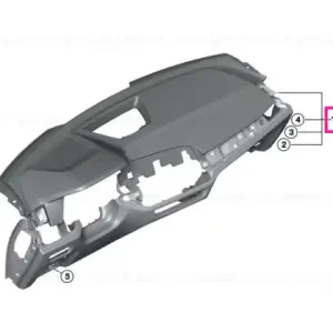 Reducere de preț Instrument panel, Head-Up Display SCHWARZ/SCHWARZ - BMW