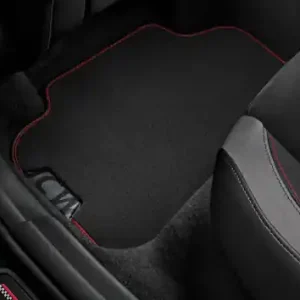 Doar azi Set covorase spate JCW, Textil , Negru - Mini Countryman F60