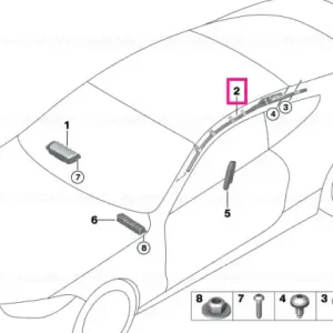 Head airbag, left - BMW Expediere rapidă