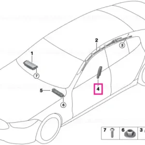 Side airbag, front right seat - BMW Chilipir