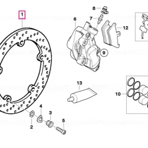 Brake disk 320 - 4,5MM - BMW Motorrad Reducere specială