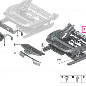 Reducere seat mechanism left - BMW