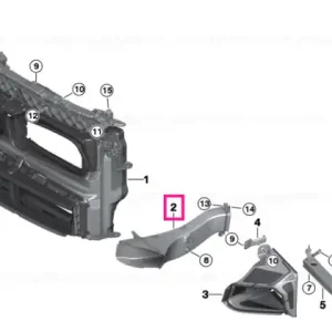 Air duct, brake, left M - BMW Ofertă limitată