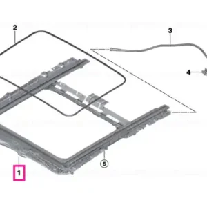 Sliding roof frame - BMW Preț promoțional