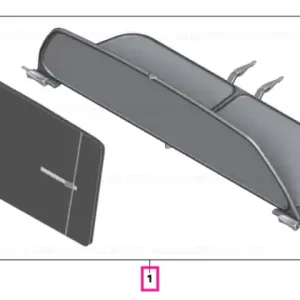 Livrare gratuită Wind deflector with pocket - BMW