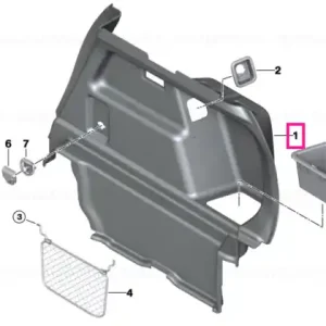 Reducere specială Trunk trim panel, right - BMW