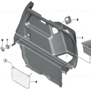 Popular Storage comp.luggage comp.trim pan.ri. - BMW