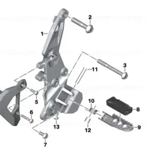 Cumpără online Heel guard, right - BMW Motorrad