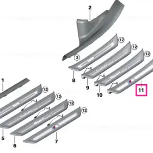 Reduceri Ornament intrare iluminat spate dreapta -M- - BMW