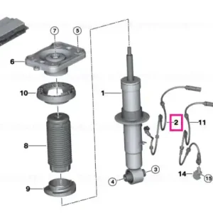 Cumpără online Adapter cable VDC rear left - BMW