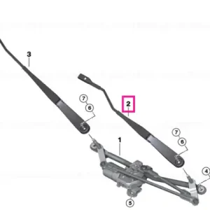 Preț promoțional Wiper arm, driver's side - BMW