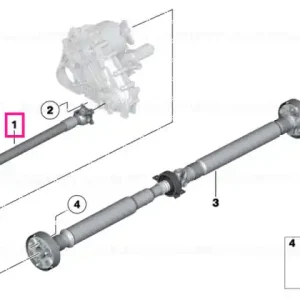 Preț promoțional Drive shaft assy front - BMW