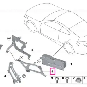 Plată sigură Holder amplifier - BMW