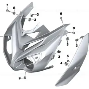 Carcasă far, stânga ROHTEIL / BLANK - BMW Motorrad Cumpărături sigure
