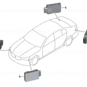 Retur gratuit Radar sensor, close range SRR-01 - BMW